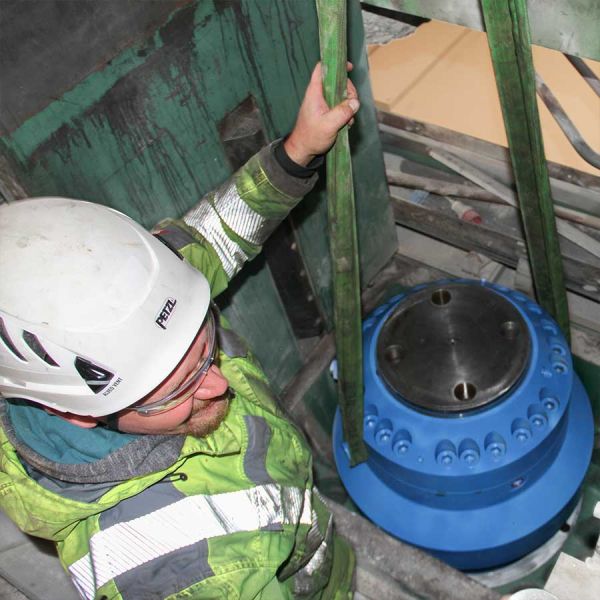 Einbau+Hydraulikzylinder