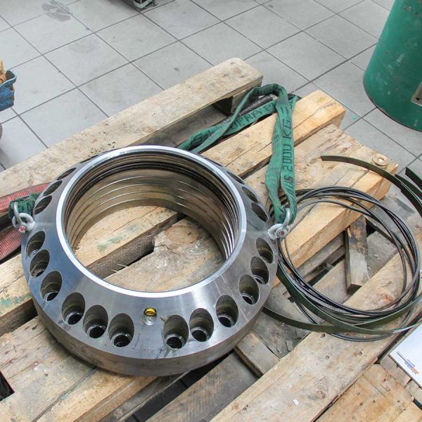 Revision Presse für Herstellung von Kalksandsteinen